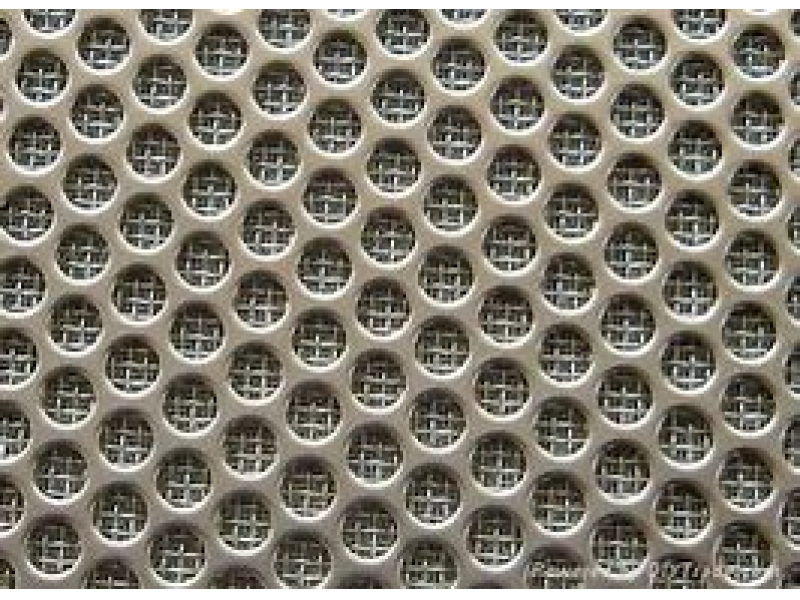 Perforated Plate With Stainless Steel Mesh Filter